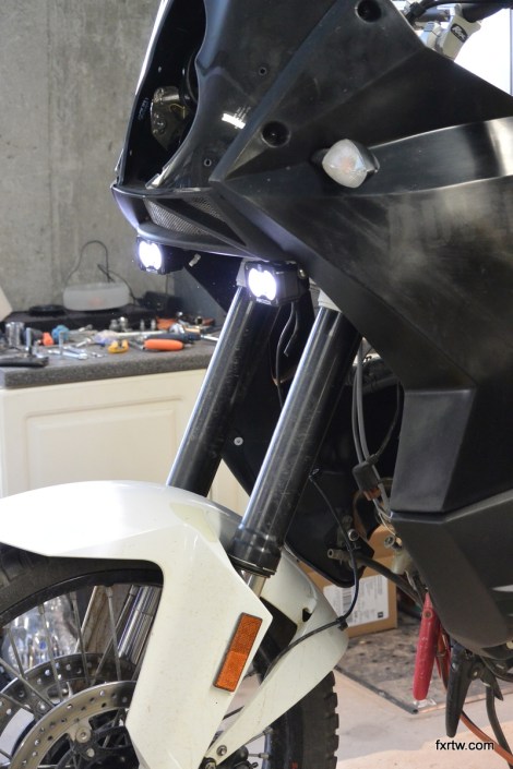 Aux lights installed