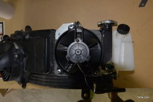 Custom aux fan bracket