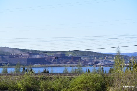 Iron ore mine in Labrador City