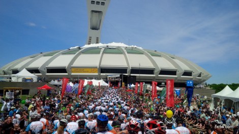 Arrival at Olympic Stadium