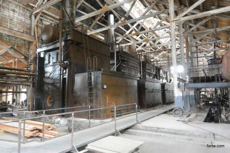 Power house steam boilers