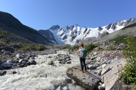 Laurence at the end of the trail