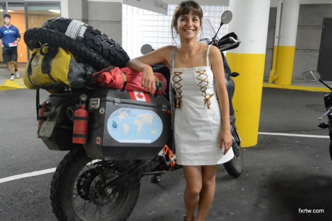 Melody signed the map for BC